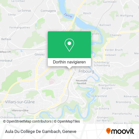 Aula Du Collège De Gambach Karte