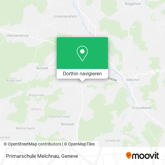Primarschule Melchnau Karte