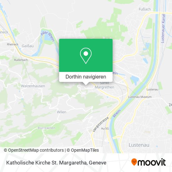 Katholische Kirche St. Margaretha Karte