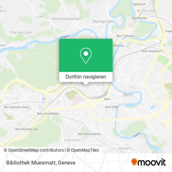 Bibliothek Muesmatt Karte