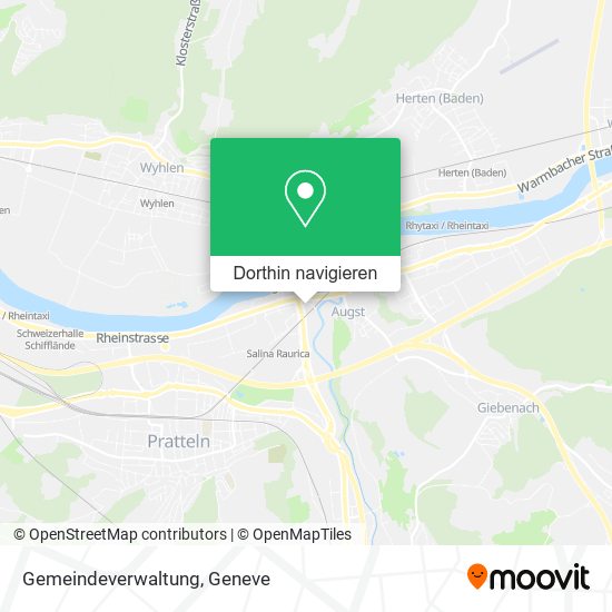 Gemeindeverwaltung Karte