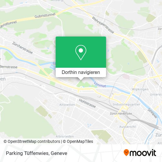 Parking Tüffenwies Karte