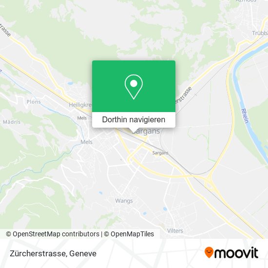 Zürcherstrasse Karte