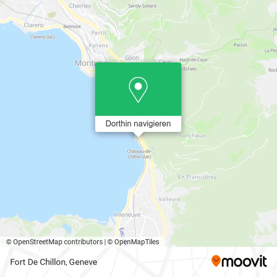 Fort De Chillon Karte