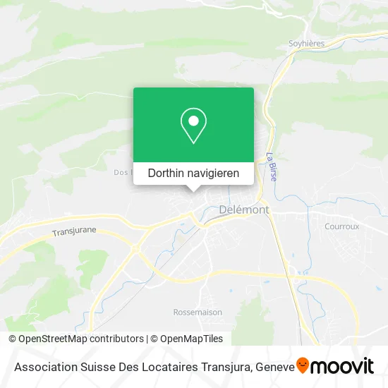 Association Suisse Des Locataires Transjura Karte