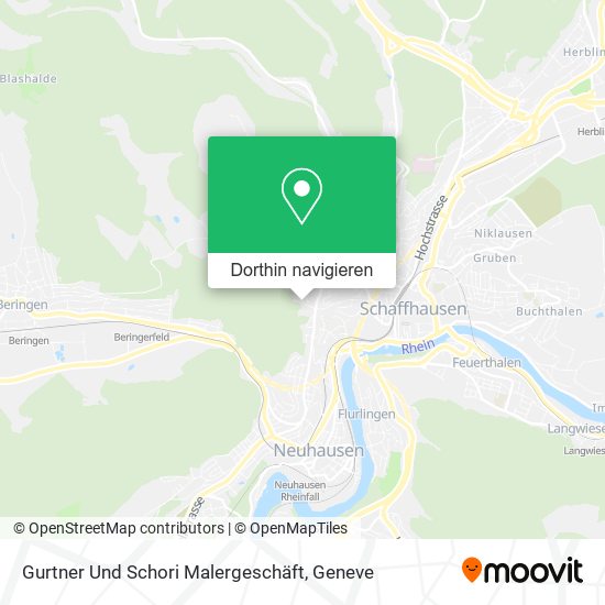 Gurtner Und Schori Malergeschäft Karte