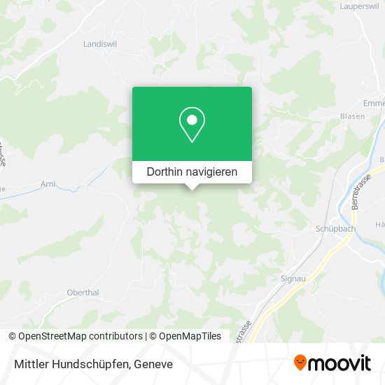 Mittler Hundschüpfen Karte
