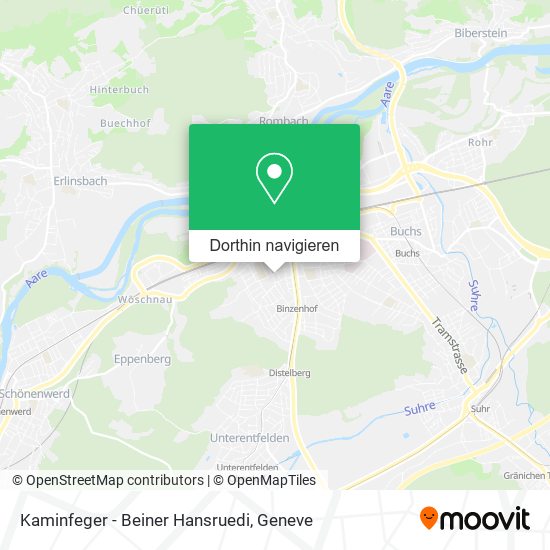 Kaminfeger - Beiner Hansruedi Karte