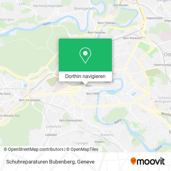Schuhreparaturen Bubenberg Karte