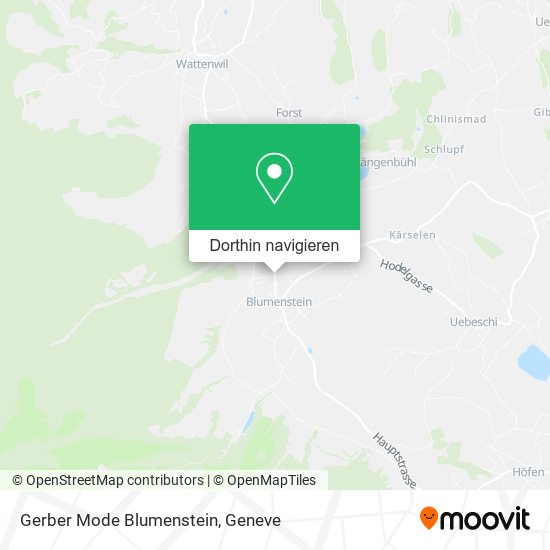Gerber Mode Blumenstein Karte