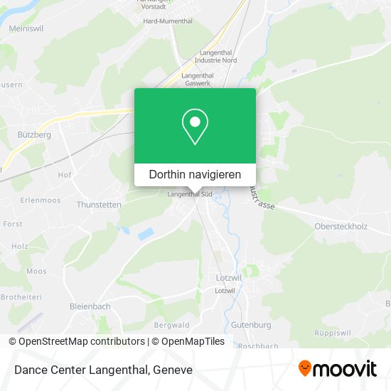 Dance Center Langenthal Karte