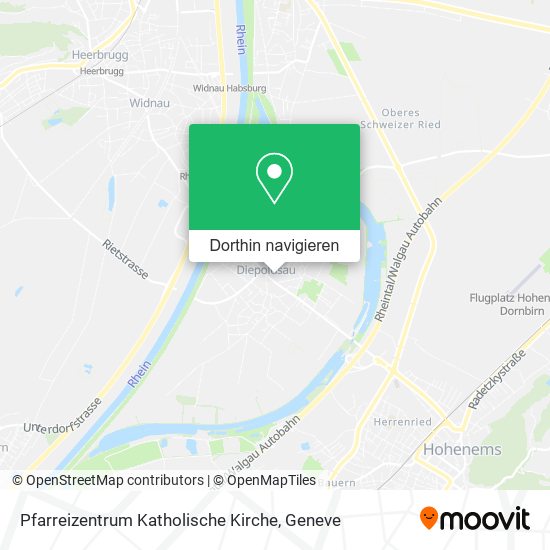 Pfarreizentrum Katholische Kirche Karte