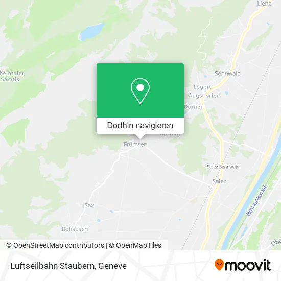 Luftseilbahn Staubern Karte
