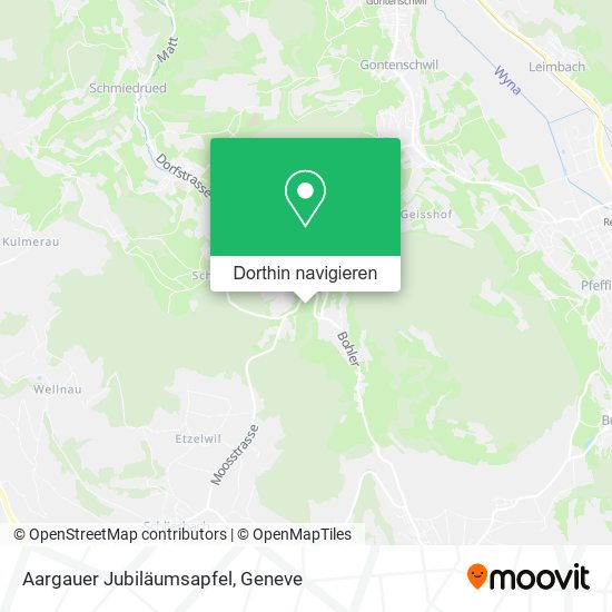 Aargauer Jubiläumsapfel Karte