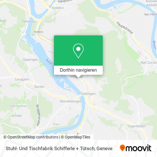 Stuhl- Und Tischfabrik Schifferle + Tütsch Karte