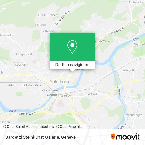 Bargetzi Steinkunst Galerie Karte