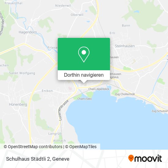 Schulhaus Städtli 2 Karte
