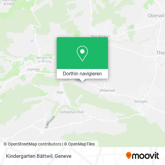 Kindergarten Bättwil Karte