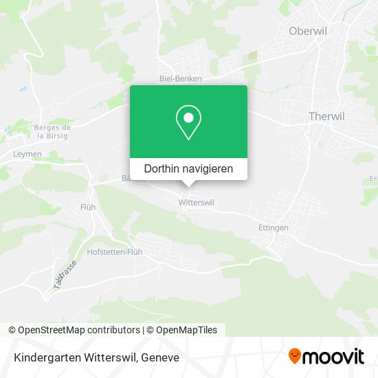 Kindergarten Witterswil Karte