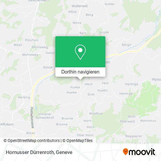 Hornusser Dürrenroth Karte