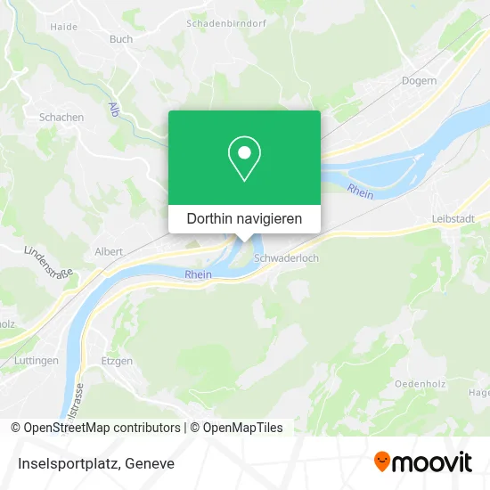 Inselsportplatz Karte