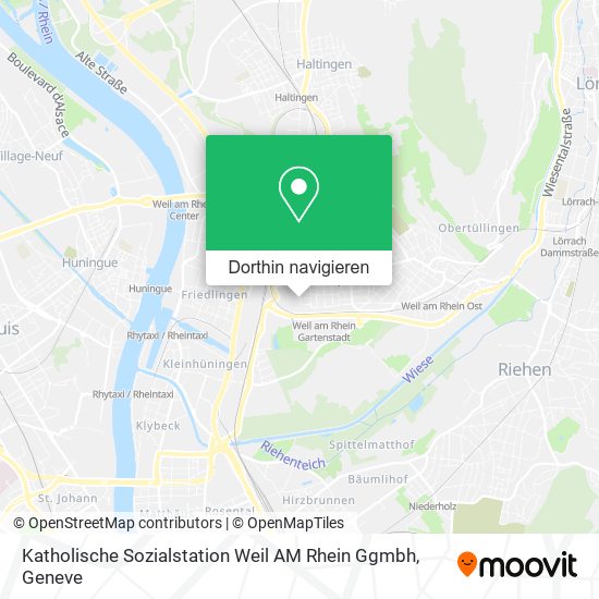 Katholische Sozialstation Weil AM Rhein Ggmbh Karte