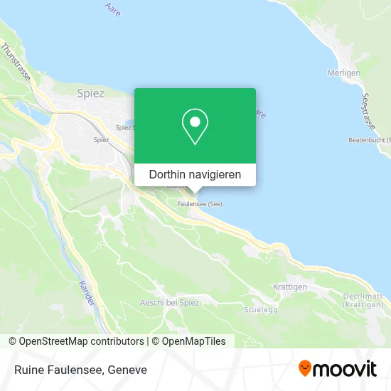 Ruine Faulensee Karte