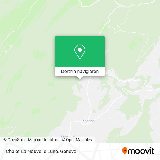 Chalet La Nouvelle Lune Karte