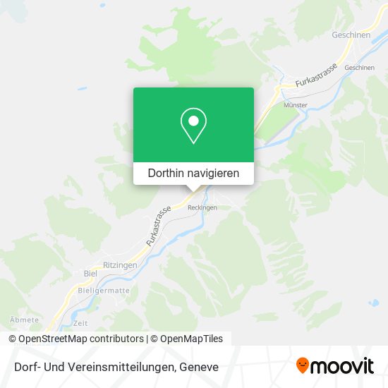 Dorf- Und Vereinsmitteilungen Karte
