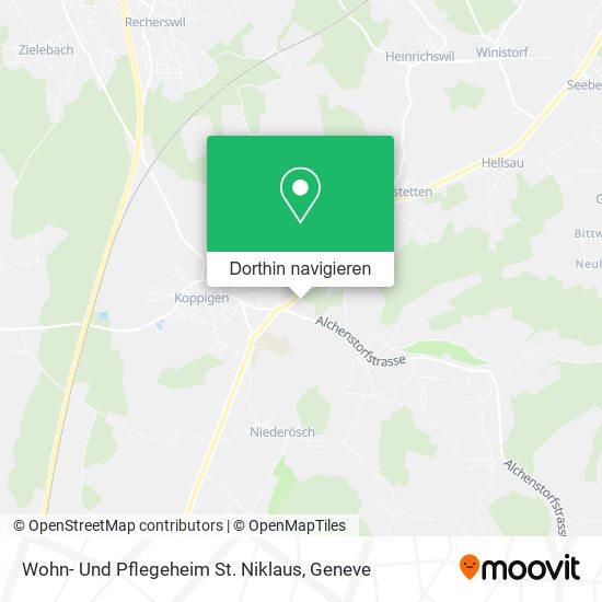 Wohn- Und Pflegeheim St. Niklaus Karte