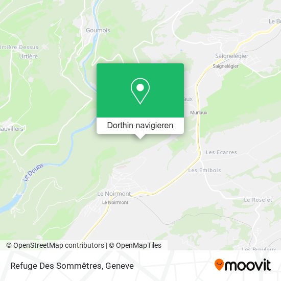 Refuge Des Sommêtres Karte