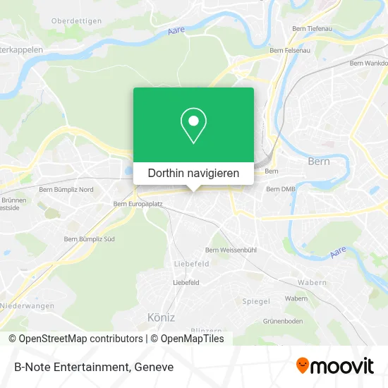 B-Note Entertainment Karte