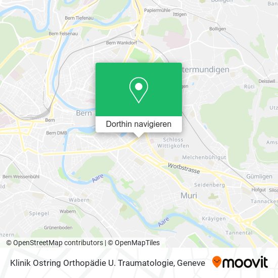 Klinik Ostring Orthopädie U. Traumatologie Karte