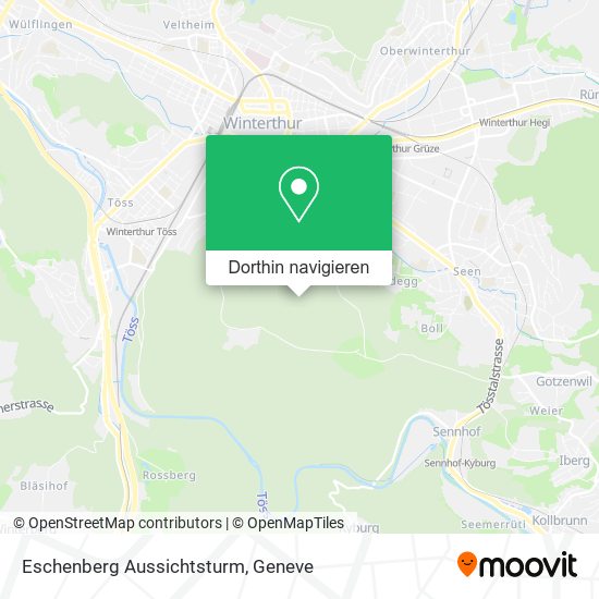 Eschenberg Aussichtsturm Karte