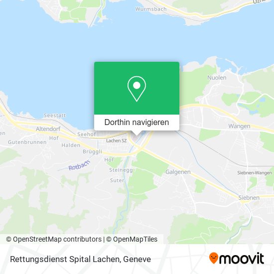 Rettungsdienst Spital Lachen Karte