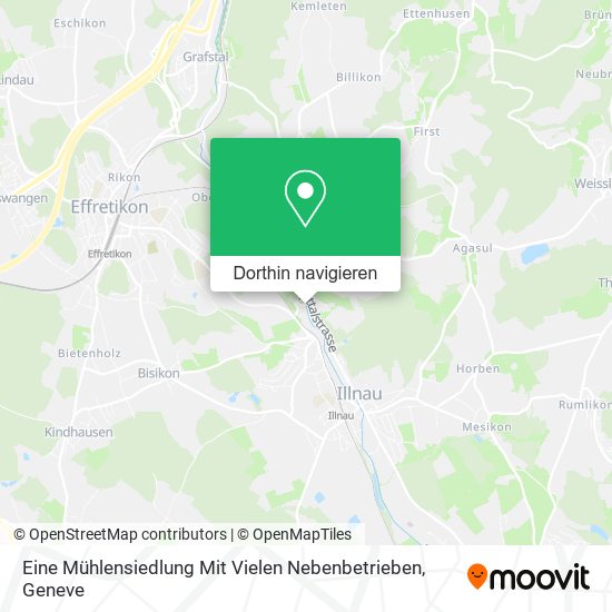 Eine Mühlensiedlung Mit Vielen Nebenbetrieben Karte