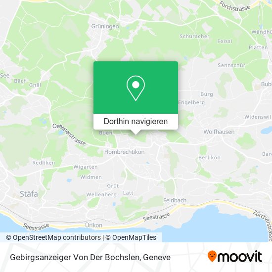 Gebirgsanzeiger Von Der Bochslen Karte