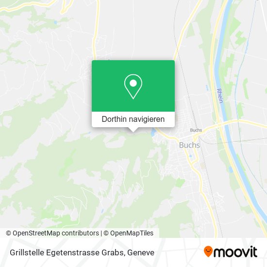 Grillstelle Egetenstrasse Grabs Karte