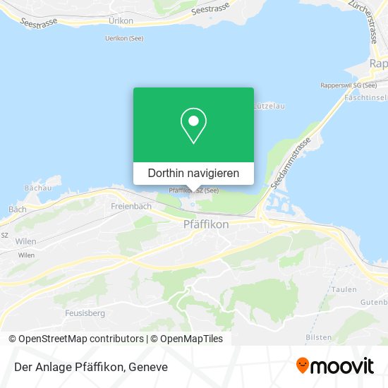 Der Anlage Pfäffikon Karte