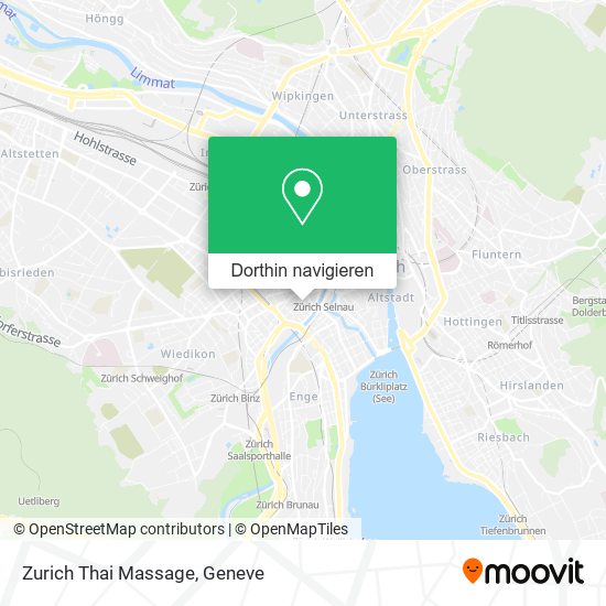 Zurich Thai Massage Karte