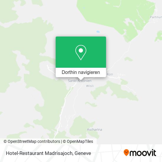 Hotel-Restaurant Madrisajoch Karte
