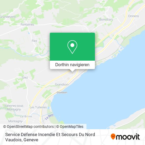 Service Défense Incendie Et Secours Du Nord Vaudois Karte