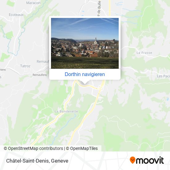 Châtel-Saint-Denis Karte
