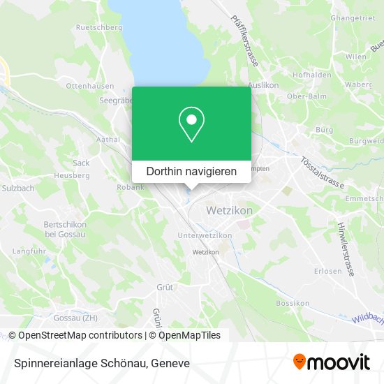 Spinnereianlage Schönau Karte