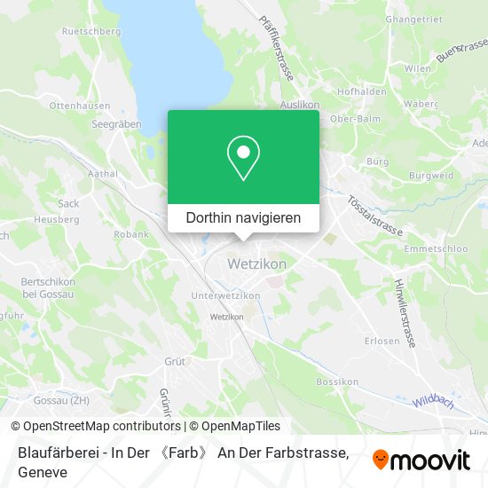 Blaufärberei - In Der 《Farb》 An Der Farbstrasse Karte