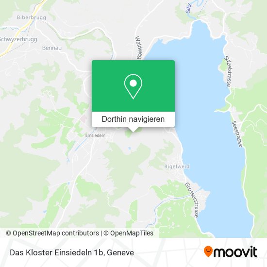 Das Kloster Einsiedeln 1b Karte