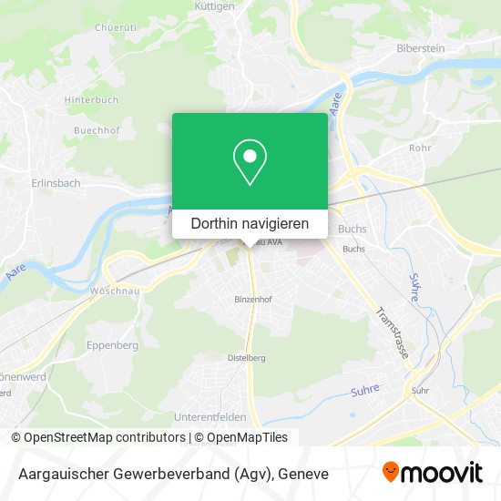 Aargauischer Gewerbeverband (Agv) Karte