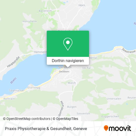 Praxis Physiotherapie & Gesundheit Karte
