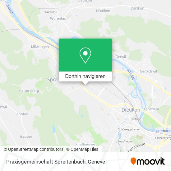 Praxisgemeinschaft Spreitenbach Karte