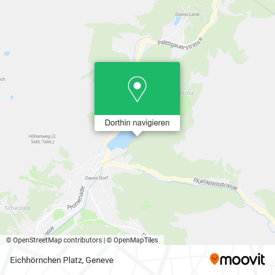 Eichhörnchen Platz Karte